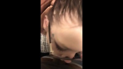 We broke up she missed me so I put a thumb in her rump and creamed her twat