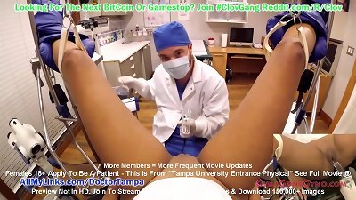 $CLOV - Taylor Ortega Get gynecology exam Required For fresh students By doctor Tampa! Tampa university Entrance physical At GirlsGoneGyno.com