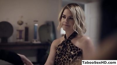 Stepmom help son-in-law jack off