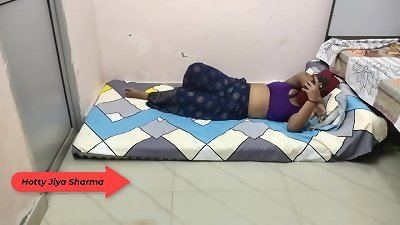 Calling friend's sista in her room, bare her and fuck-a-thon with her hard-core hindi audio