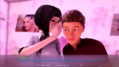 The wants of summer [Hentai game PornPlay] Ep.9 my step step-sister pull down my pants to demonstrate my big lollipop to my step mom in the living room