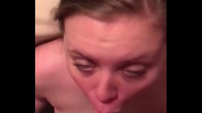 dad making legitimate year senior daughter gag on cock!