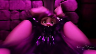 Mei has the opportunity to examine an unknown life shape and even create bounds with it