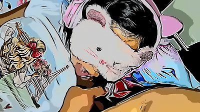 abnormal Uncle Takes Advantage Of His innocent Niece While She Is Asleeep Part duo - animation