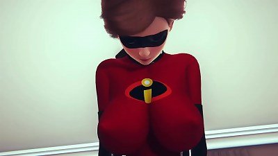 Helen Parr rides Dash | Incredibles Parody
