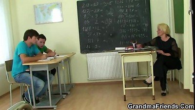 2 studs screw aged professor