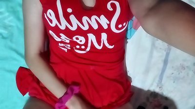 The hottest cowgirl with a taut coochie makes him jizm inside (REAL HOMEMADE)