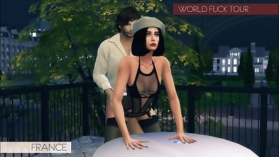 Sims 4. World ravage excursion - France
