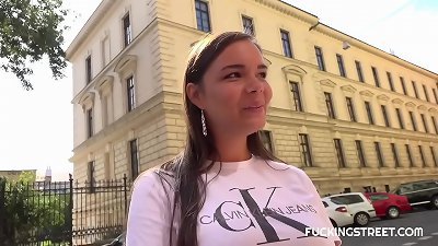 The searching finished in a superb fuck for a chesty black-haired