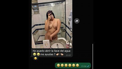 ELLA TIENE GANAS DE FOLLARME Y ME CONVENCI&Oacute; ENVI&Aacute;NDOME UNA FOTO DESNUDA EN WHATSAPP