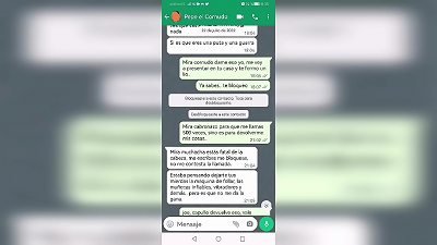 Conversation with my ex - bf on WhatsApp and we concluded up smashing
