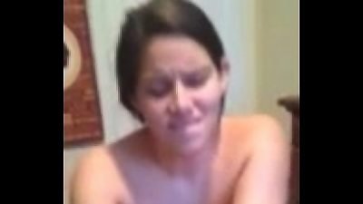 wifey riding fake penis while giving husband a deep throat