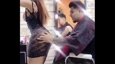 STYLIST RECEIVES ME IN lingerie AND WE END happy finishing AT THE AESTHETICS