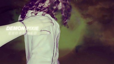 Homemade Halloween lovemaking by Wifebucket - devil pixie receiving a giant meatpipe