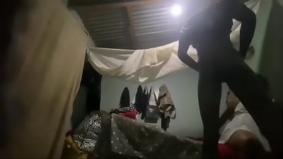 She chased her baby away so I could plow her