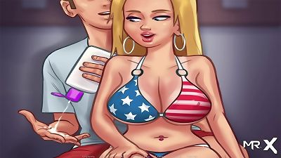SummertimeSaga - Having fun with a female in a cabana at the beach E3 #44