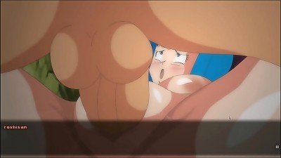 Super Slut Z Tournament [parody Dragon Ball game] Ep.4 maron turn to fuck the old pervert master Roshi