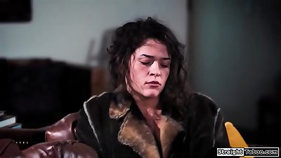 StraightTaboo.com - brunette rails a married mans thick stiffy