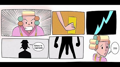 Seu Madruga romping Dona Florinda's butt - Chaves parody