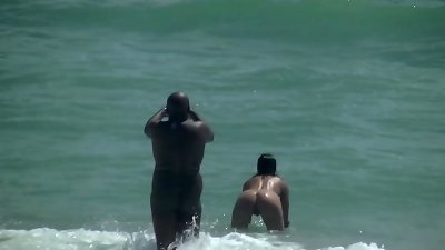 Caribbean bare Beach Vacation Part one and 2 - Exhibitionist wife Helena Price voyeur POV!!!