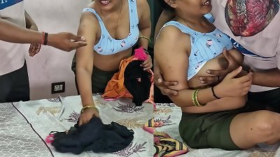 Desi Haryanvi Bhabhi was fucked stiff in the morning after providing her a taste