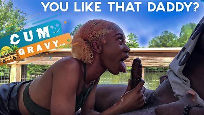 Jamaican teen throating dick In Florida for Cumgravy