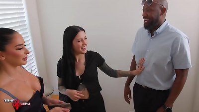 2 ample booties donk plowed by bbc