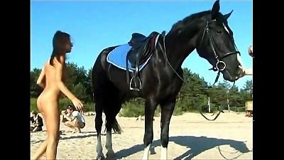 Candid naked nudist teenager ass on the public beach