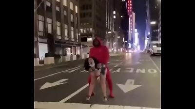 goddess Rogue & King Nasir drill in new York City