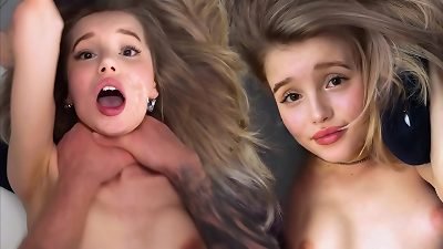 broke Hairstylist Takes Desperate Measures - Milka Way rigid drilled ON THE TABLE