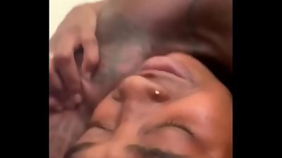 wet ebony fuckfest Til She spills (Fucked Til The Morning)