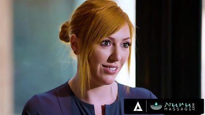 NURU massage - giant tits milf Lauren Phillips Gets Her humid pussy nailed After assets sliding A man-meat