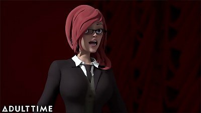 ADULT TIME hentai bang-out school - steamy professor & college girls pulverizing