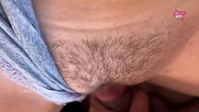 nailing steamy with the hairy vag until he cum inwards
