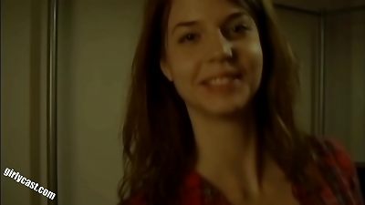 Diana 18y bizarre christmas shoot & oral pleasure